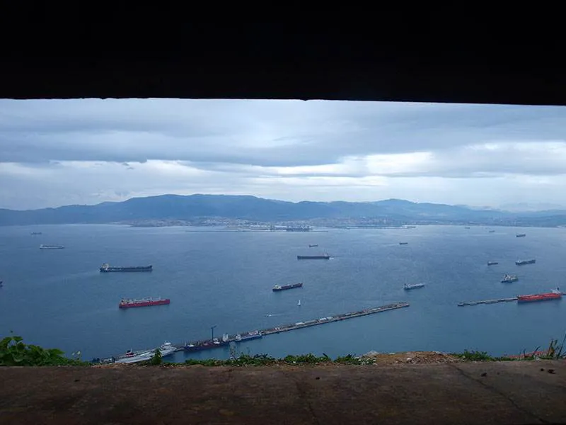 Gibraltar's Finest Hour: Franco's Gamble and the Demise of Operation Felix - Fortress Commander's View - Gibraltar Bay moorings for ships for invasions of Africa and Sicily